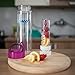 Infusion Fruit Infuser Water Bottle - BPA Free Insulated Water Bottle, Reusable Water Bottle with Fruit Infuser, Easy-to-Clean Gym Accessories for Women, Sports Water Bottle, Savvy Outdoors