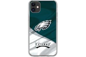 Skinit Clear Phone Case Compatible with iPhone 11 - Officially Licensed NFL Philadelphia Eagles Design