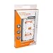Casabella Basics Flexible Microfiber Floor Duster, Silver and Orange