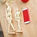 Wooden Drawing Mannequin Wood Artist Figure Doll Model Manikin with Flexible Posable Joints for Sketch Charcoal Home Office Desk Decoration Children Toys Gift 12''Male