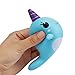 BESTTY Sqishys Toys Squishy Slow Rising Whale Squishies Toys 9CM Phone Straps Ballchains FiSaingace Jumbo Milly The Whale Squishy Decompression Toys (Squishy Blue)
