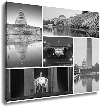 Amazon Com Ashley Canvas Washington Dc Famous Landmarks Picture