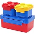 Brick Design Stackable Lunch Box Container For Family Picnic Travel
