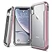 Raptic Shield, Compatible with Apple iPhone XR (Formerly Defense Shield) - Military Grade Drop Tested, Anodized Aluminum, TPU, and Polycarbonate Protective Case for Apple iPhone XR, (Rose Gold/Gray)