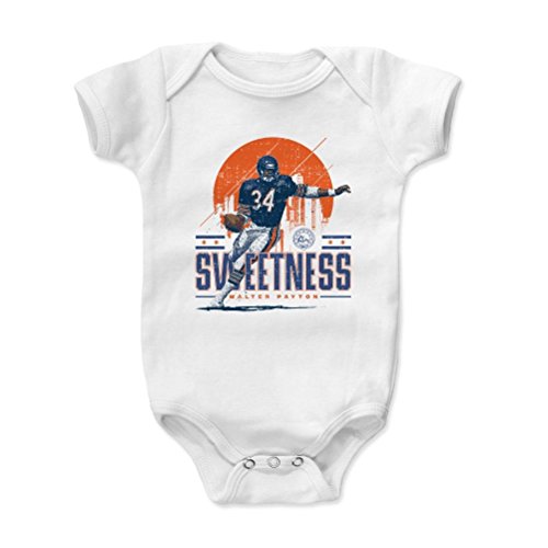 500 LEVEL's Walter Payton Skyline O Chicago Throwbacks Kids Onesie 6-12M White Officially Licensed by Walter Payton
