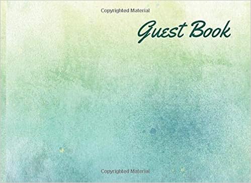 Guest Book Lined Guestbook With Prompts For A Bed And Breakfast