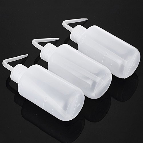 4 Packs 250ml Wash Bottle Plastic Tattoo Wash Bottle Green Soap Bottle Squeeze Diffuser Bottle Food Dispensers Salad Jam Bottle