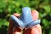 Zenergy Gems Selenite Charged Hand Carved Natural Angelite Crystal XL 3