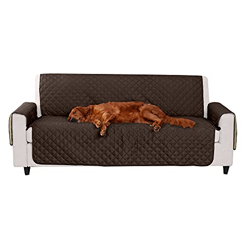 Furhaven Water-Resistant & Reversible Sofa/Couch Cover Protector for Dogs, Cats…