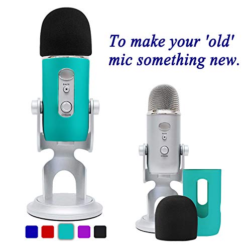 SUNMON Blue Yeti Windscreen Cover Suit Microphone Pop Filter Dust