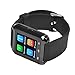 Wavefull Bluetooth Smart Jogging Watch U8, Sport Wrist Watch Uwatch Fit for Smart Phones IOS Apple Iphone Android Samsung HTC Sony Blackberry (Black)