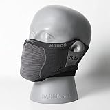 NAROO MASK(ナルーマスク) X5s スポーツマスク フェイスマスク スギ・ヒノキ花粉症対策 UVカット (ブラック)
