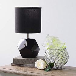 Simple Designs LT2065-BLK Round Prism Mini Table