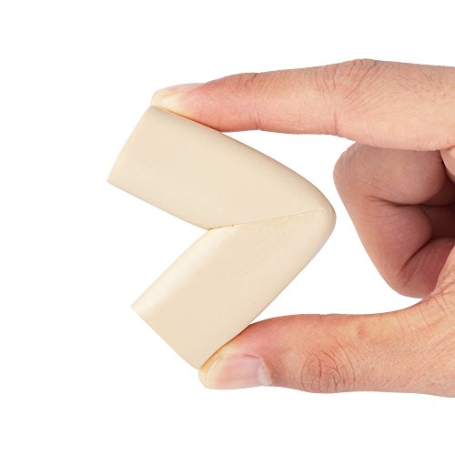 Furniture-Edge-and-Corner-Guards-204ft-Protective-Foam-Cushion-18ft-Bumper-8-Adhesive-Childsafe-Corners-Baby-Child-Proofing-Set-NonToxic-and-Safe-for-Table-Fireplace-Countertop-White