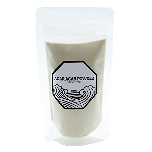 Freshseoul natural agar agar powder 3.5 oz (with stainless measuring Teaspoon) Vegetable Gelatin Dietary Fiber 100% Natural Pure from Sea - Thumbnail 7