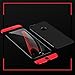 Samhe for iPhone 8 Case, 3 in 1 Ultra-Thin Shockproof Hard Cover 360 Degree Protection for Apple iPhone 8 (Black)