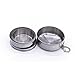 Geekercity 240ML Portable Stainless Steel Folding Cup Outdoor Travel Telescopic Collapsible Mug Camping Hiking Sports Cup Bottle