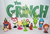 The Grinch Movie Deluxe Party Favors Goody Bag Fillers Set of 14 with 12 Figures Featuring Classic and New Characters and a Special Notebook and Eraser!