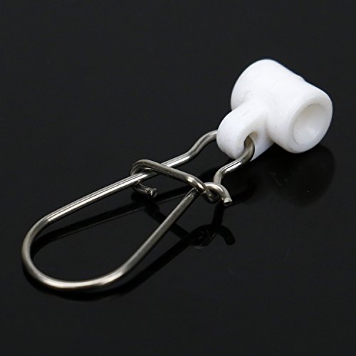 Buorsa 50Pcs Braid Friendly Sinker High-Strength Sinker Fishing Sinker Slides With Duo Lock Snaps - Thumbnail 3