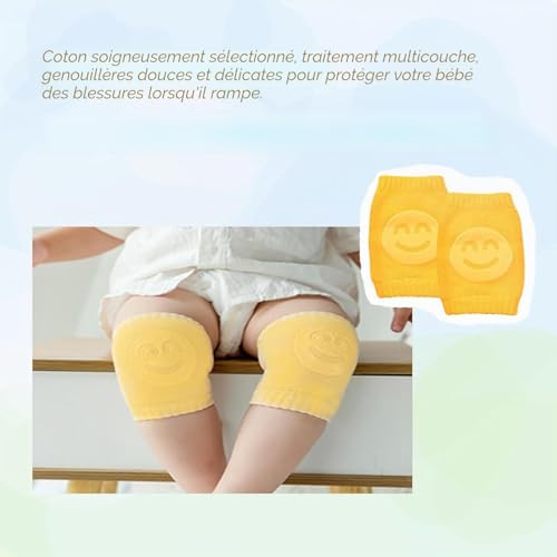 Baby Head Protection Cushion, Baby Head Protector, Backpack Cushion for Toddlers, Suitable for Children Learning to Crawl and Walk with Knee Pads