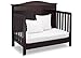 Serta Barrett 4-in-1 Convertible Baby Crib, Dark Chocolate