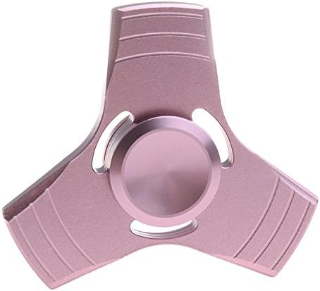 CCOQUS Fidget Spinner, Metal Hand Spinner Stress Reducer Toy - Finger Gyro Perfect For ADD, ADHD, Anxiety, and Autism Children Adult (ROSEGOLD)