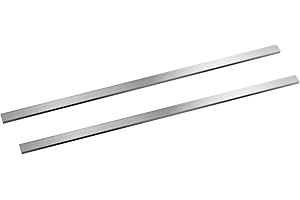 szkoo 2pcs 304 Stainless Steel Flat Bar, 3/16" x 3/8" x 12" (TxWxL) Brushed Finish Trim Strips Stainless Steel Sheet for Kitchen DIY Craft Making