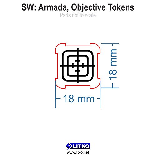 SW: Armada, Objective Tokens, Fluorescent Green (10)