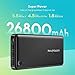 Portable Charger RAVPower 10000mAh Power Bank, Dual USB Ports Ultra Slim External Battery Pack Total 3.4A iSmart Output Charger, Light External Battery Compatible with iPhone, Samsung Galaxy and More