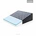 MALOUF Z Gel-Infused Memory Foam Pillow-Therapeutic Bed Wedge with Removable Rayon from Bamboo Cover