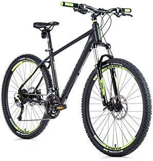 '27.5 Inch Leader Fox Esent Aluminium MTB Bike Shimano 27 Speed Disc Brakes Black RH 51 cm