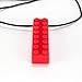 Chew Brick Sensory Chewing Necklace - 1-Pack Red - Chewelry for Autism & Oral Motor Special Needs Kids - Calming Textured Chewy Stick Helps Girls & Boys with Biting - by Solace (Age 5+)