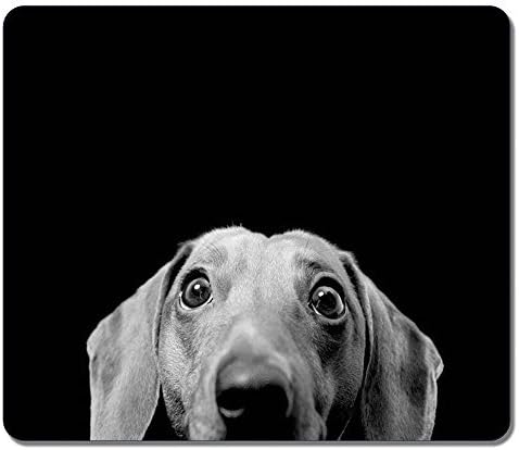 Large Mouse Mat 12.87x11.02x0.15 IN - Gaming Mouse Pad - Personalized Dachshund Natural Eco Rubber Oblong MousePad Computer Desk Stationery Accessories Mouse Pads For Gift