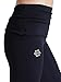 Zaggora Hot Pants Foldover Capri-Black-Weight Loss Capris, Black, X-Large