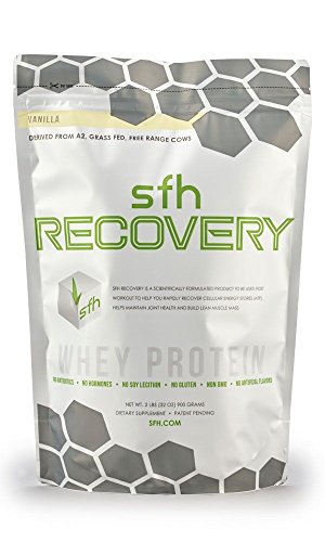STRONGER FASTER HEALTHIER Whey Protein Recovery Vanilla, 32 Ounce