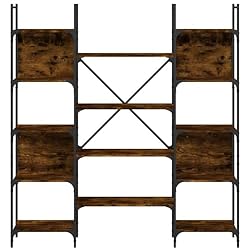 YELWHI Bookshelf Smoked Oak