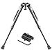Twod Hunting Rifle Bipod - 9 Inch to 13 Inch Adjustable Super Duty Tactical Rifle Bipod + Rail Mount Adapter