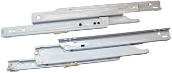 Blum B430e 24cm 24 In Full Extension Bottom Side Mount Cream