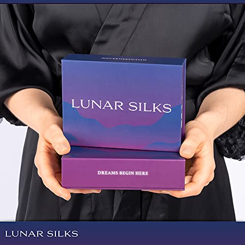 Lunar Silks Highest Grade 6A 100 Pure Mulberry Real Silk Pillowcase 22 Momme (Both Sides) for