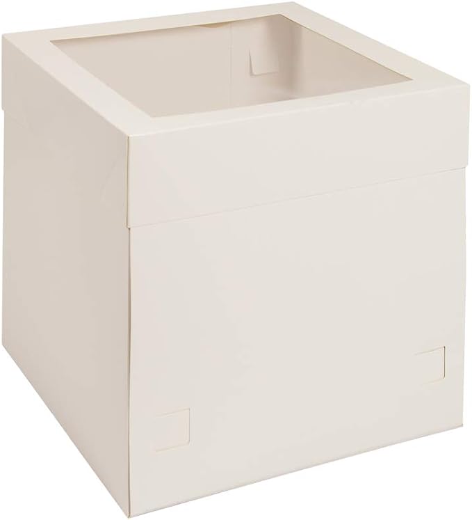 12" Tall Cake Box Tiered stacked cakes Giant Cupcakes with Clear