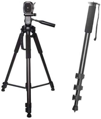 Professional 70" tripod & 72" Monopod w/Quick Release for all Canon, Sony, Samsung and all other Cameras and Camcorders