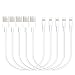 Cables, Greentree 0.3M (1FT 5PACK) USB Cable Fast Charging Data Lines Sync Charge Charger Cords - White
