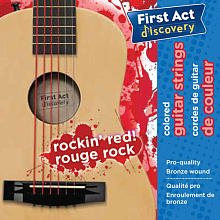 JAZW Ares Colourful Guitar String Jazwares Bunte Jazwares red โ image 1