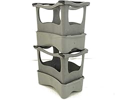 Edenjardi Huerto Urbano de Cuatro Niveles en Color Gris: Amazon.es ...