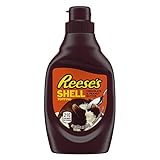 Reese's Shell Topping, Chocolate and Peanut Butter, 7.25-Ounce Bottles (Pack of 12)