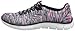 Skechers Women's Sport Empire - Rock Around Relaxed Fit Fashion Sneaker, Black/Multi, 7 B(M) US