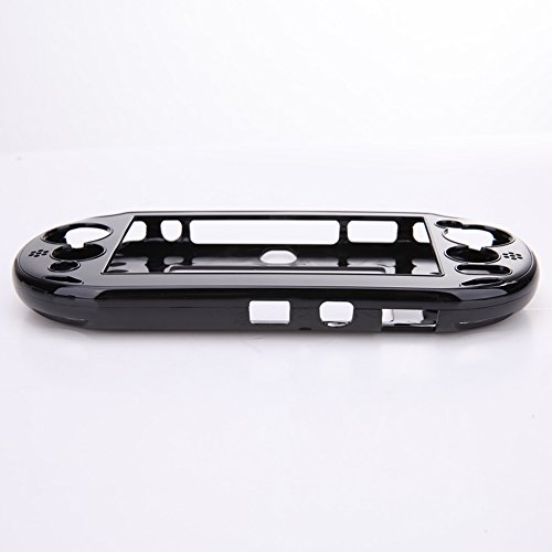 Alloet Aluminum Skin Case Cover Shell for Sony PlayStation PS Vita 2000 PSV PCH-20 (Black) - Thumbnail 5
