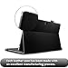 Galaxy TabPro S 12 case, Infiland Folio Premium PU Leather Slim Stand Cover Case for Samsung Galaxy TabPro S 12-Inch 2016 Release Tablet, Black