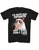 Grumpy Cat I've Heard Your Opinion T-Shirt, Still Don't Care