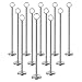New Star Foodservice 23275 Ring-Clip Table Number Holder/Number Stand/Place Card Holder, 15-Inch, Set of 12